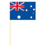 100x stuks grote coctailprikkers vlag Australie 9.5 cm - Landen vlaggen feestartikelen/versieringen