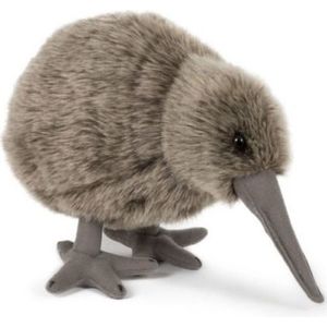 Pluche kiwi vogel knuffel 20 cm speelgoed - Vogel dieren knuffels/knuffeldieren/knuffels voor kinderen