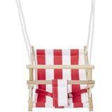 Happy People Babyschommelzitje Bambini 45 Cm Rood/Wit