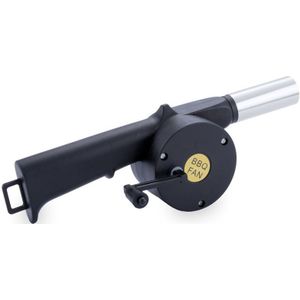 Barbecue ventilator/aanjager/blower met slinger - 30 cm - BBQ accessoires - Aanblazer