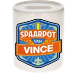 Kinder spaarpot voor Vince - keramiek - naam spaarpotten