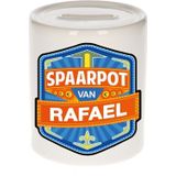 Kinder spaarpot voor Rafael - keramiek - naam spaarpotten