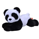 Pluche zwart/witte panda knuffel 30 cm - Bosdieren Beren knuffeldieren - Speelgoed voor kinderen