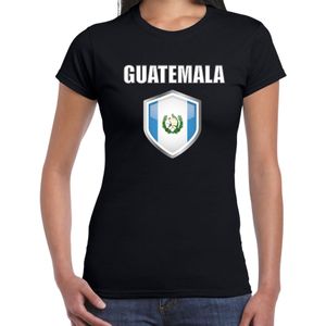 Guatemala landen t-shirt zwart dames - Guatemalaanse landen shirt / kleding - EK / WK / Olympische spelen Guatemala outfit