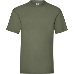 5-Pack Maat XL - T-shirts olijf groen heren - Ronde hals - 165 g/m2 - Ondershirt shirt - Olijf groene katoenen shirts voor mannen