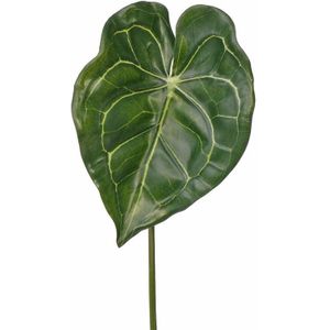 Kunst Anthurium Bladgroen Kunstplanten Takken 67 cm