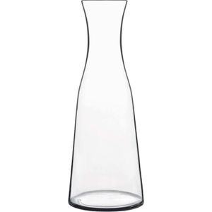 1x Glazen water karaffen van 1 L Atelier- Sapkannen/waterkannen/schenkkannen