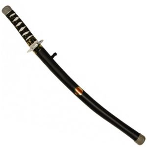 Zwart ninja zwaard van plastic 60 cm