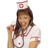 Verpleegster/zuster ziekenhuis verkleed accessoires 3-delig - stethoscoop/grote fun pleisters/kapje