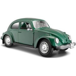 Modelauto Volkswagen Kever groen 1:24 - speelgoed auto schaalmodel