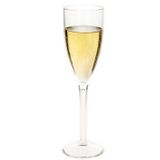 Champagne/prosecco flute glas - 15 cl/150 ml - onbreekbaar transparant kunststof - bruiloft/feest glazen