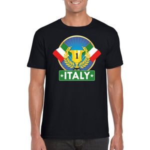 Zwart Italiaans kampioen t-shirt heren - Italie supporters shirt