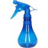 Waterverstuivers/spuitflessen 250 ml blauw - Plantenspuiten/schoonmaakspuiten