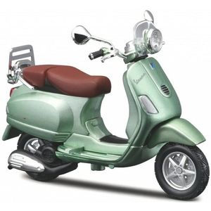 Maisto Model Scooter/Speelgoed Scooter Vespa LXV - Groen - Schaal 1:18/10 X 4 X 5 cm