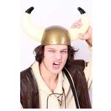 4x stuks carnaval verkleed artikel Viking helm volwassenen - Verkleedkleding hoeden accessoires