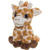 Pluche Giraffe knuffeldier van 13 cm - Speelgoed dieren knuffels cadeau voor kinderen