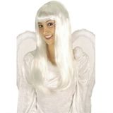 Engelen thema verkleed pruik dames - Carnavals pruiken