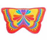 Rode regenboog vlinder vleugels voor kinderen