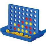 4 Op een rij reisspellen - 4x stuks - 10x14x3cm - Kinderen/volwassenen