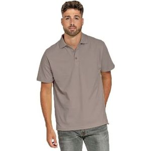 Zilvergrijze poloshirts voor heren - Zilvergrijze herenkleding - Werkkleding/casual kleding