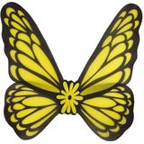 Vlinder vleugels geel -  verkleed vleugels vlinder volwassenen