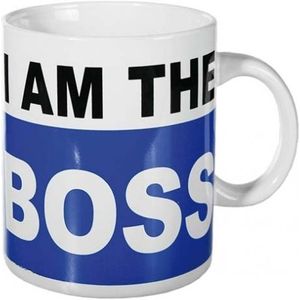 XL Koffiebeker I am the boss 700 ml - mok / beker