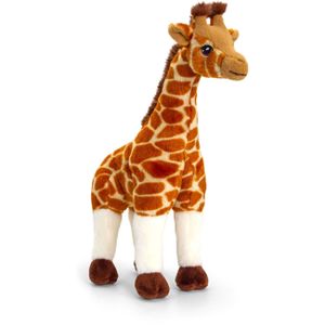 Pluche knuffel dieren giraffe 30 cm - Knuffelbeesten speelgoed