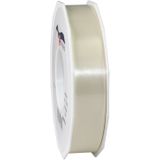 3x XL Hobby/decoratie beige kunststof sierlinten 2,5 cm/25 mm x 91 meter- Luxe kwaliteit - Cadeaulint kunststof lint/ribbon