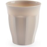 Plasticforte drinkglas - kunststof - beige - 250 ml - drinkglazen