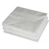 50x witte servetten 33 x 33 cm - Papieren wegwerp servetjes - Wit versieringen/decoraties