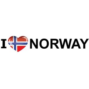 I Love Norway sticker