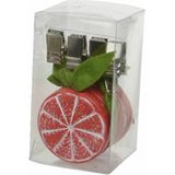 8x Grapefruit tafelkleedgewichtjes fruit thema - Gewichtjes voor tafellakens/tafelkleden/tafelzeilen