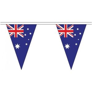 Australie landen punt vlaggetjes 5 meter - slinger / vlaggenlijn