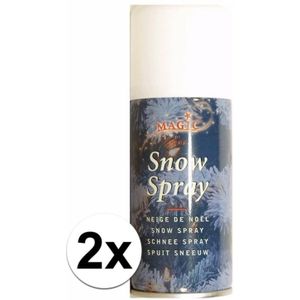 Busje Spuitsneeuw - sneeuwspray -  2 stuks - 150 ml