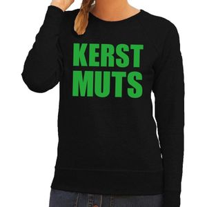 Foute kersttrui / sweater Kerst Muts zwart voor dames - Kersttruien