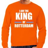 Koningsdag sweater I am the King of Rotterdam - heren - Kingsday Rotterdam outfit / kleding / trui