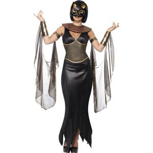 Smiffys Bastet kostuum - met katten masker - voor dames