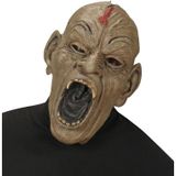 Zombie masker met open mond voor volwassenen