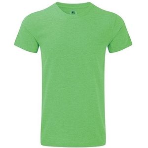 Basic heren t-shirt kiwi groen - 65% polyester/35% katoen - Normale pasvorm