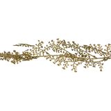 Cosy at Home kerstboom glitter guirlande/slinger - goud - 180 cm