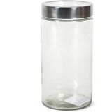 Glazen voorraadpot/bewaarpot met draai deksel met inhoud 1.7 liter - Inmaakpot/weckpot