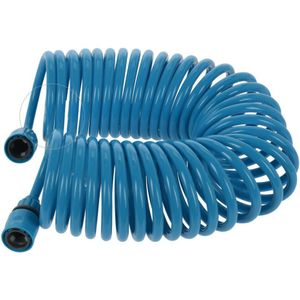 Pro Garden Tuinslang - 10 m - blauw - verstelbare sproeikop - inclusief accessoires