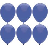 Haza Ballonnen verjaardag feest - 300x stuks - marine blauw - 29cm