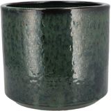 DK Design Bloempot model Green Glaze - groen - D21 x H24 cm - glanzend