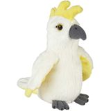 Pluche Kleine Knuffel Dieren Kaketoe Vogel van 15 cm - Speelgoed Knuffels Vogels