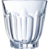 12x Stuks waterglazen/drinkglazen transparant 240 ml - Glazen - Drinkglas/waterglas/sapglas