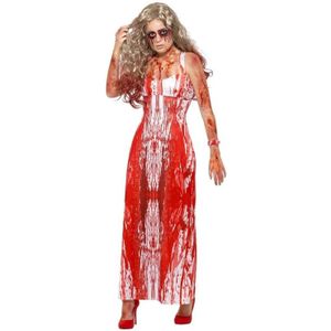 Carrie kostuum met bloed voor dames - Halloween / horror verkleedpak