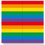 60x Regenboog thema servetten 33 x 33 cm - Papieren wegwerp servetjes - Regenbogen kinderfeestje versieringen/decoraties