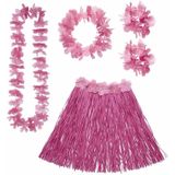 Roze Hawaii verkleedset voor dames