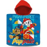 Paw Patrol bad cape/poncho - 60 x 120 cm - katoen - voor kinderen